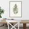 Fern Print I by Moira Hershey 18-in. W x 24-in. H. Canvas Wall Art Print Framed in Grey
